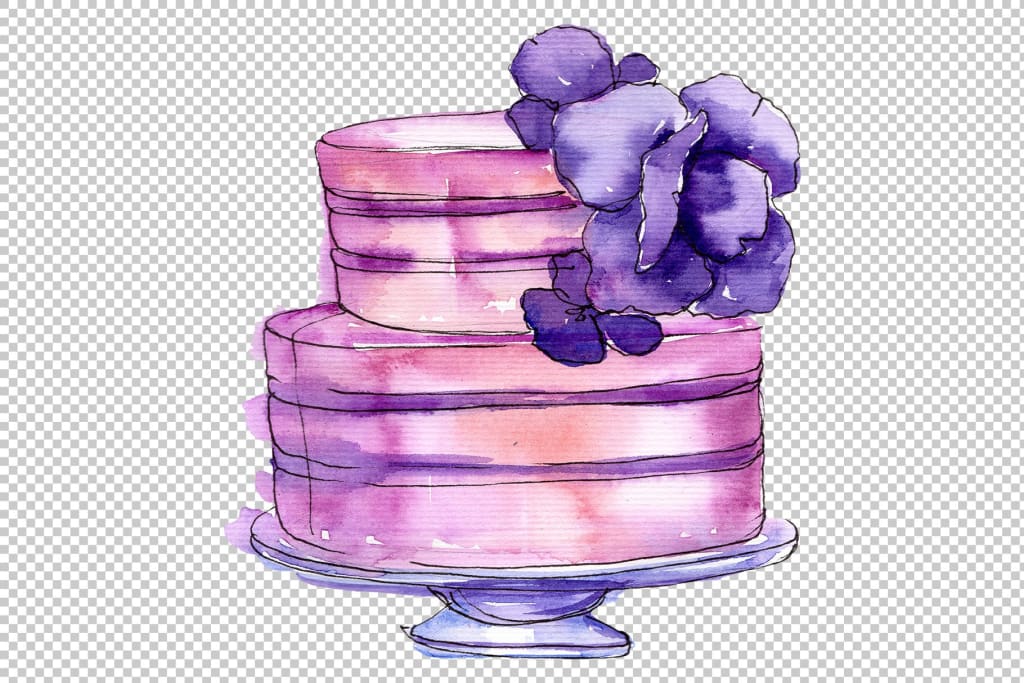 Cakes Yummy Watercolor png – WatercolorPNG
