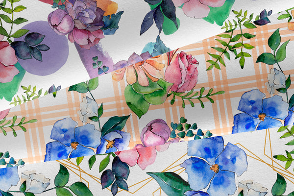 Bouquet of flowers Intrigue watercolor png