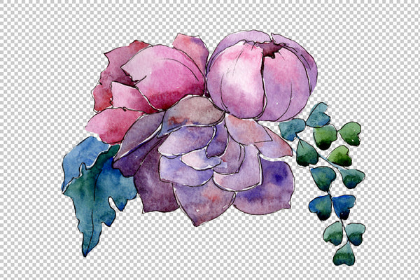 Flower Symphony watercolor png