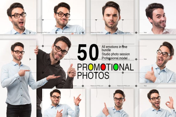 50 Promotional Photos Bundle Digital