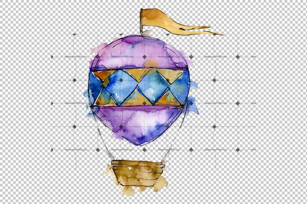 Balloons Watercolor png Flower