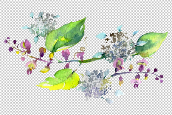 Barnaby flowers bouquet watercolor PNG Flower