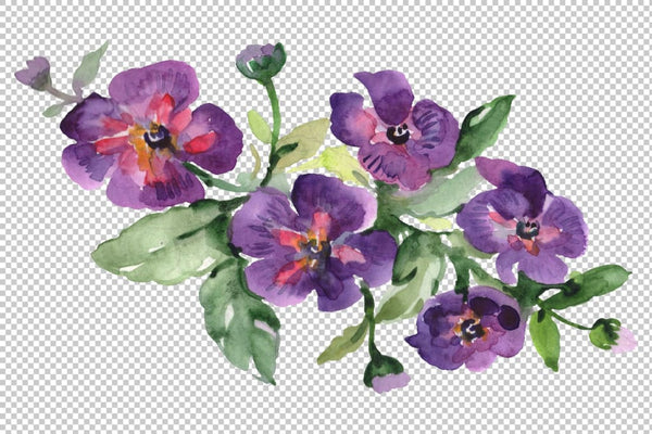 Bouquet Refinement Watercolor png Digital