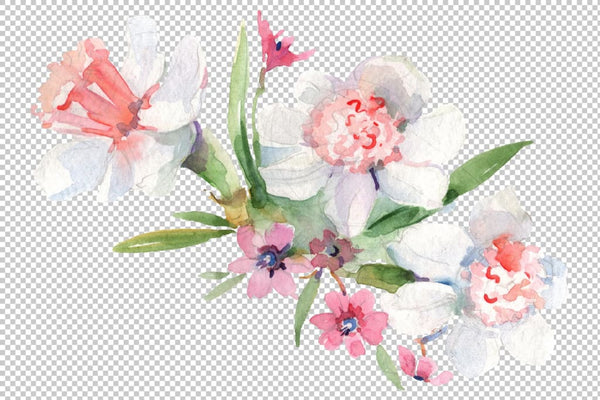 Bouquet Refinement Watercolor png Flower