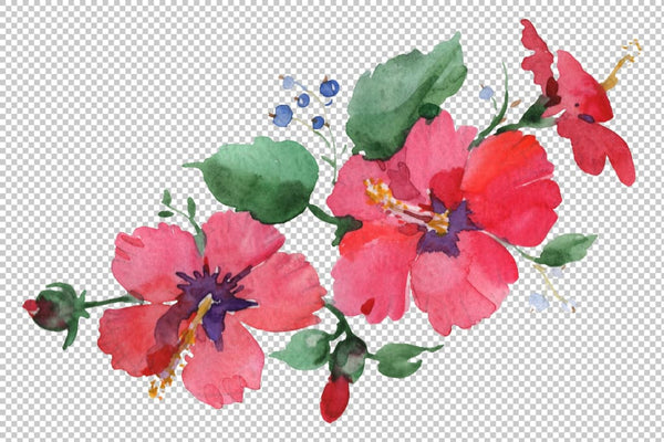 Bouquet Spring Wind Watercolor png Flower