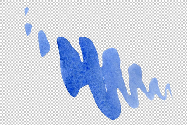 Brugmansia blue Watercolor png Flower