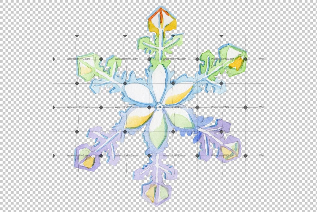 Christmas Png Background Snowflake Design
