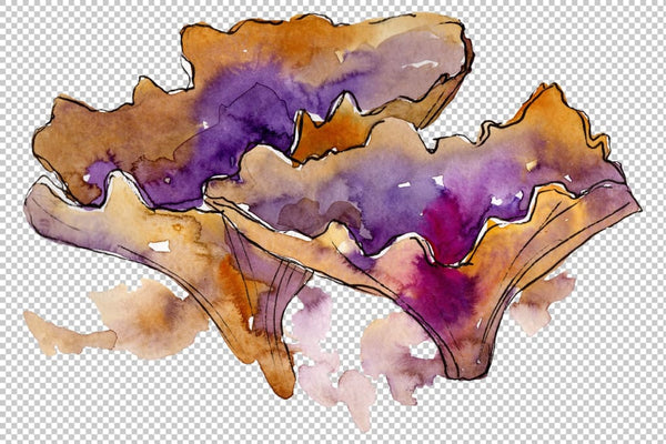 Corals joy of nature watercolor png Flower