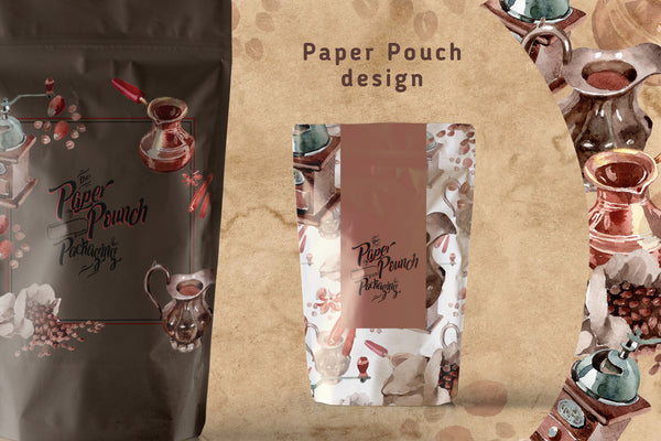 Coffee house PNG watercolor set