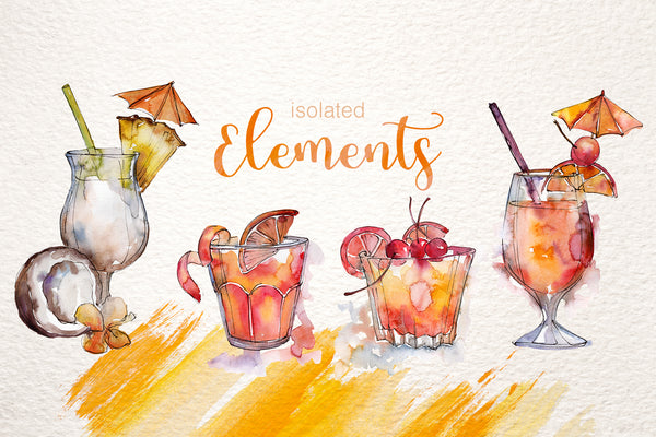 Cocktail Watercolor png