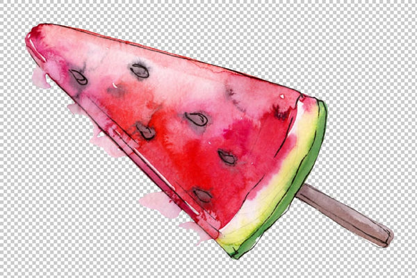 Dessert ice cream fruit Watercolor png Flower