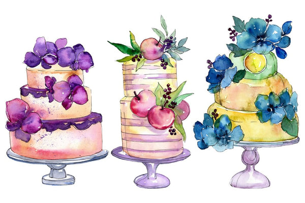 Dessert Mothers love watercolor png Flower