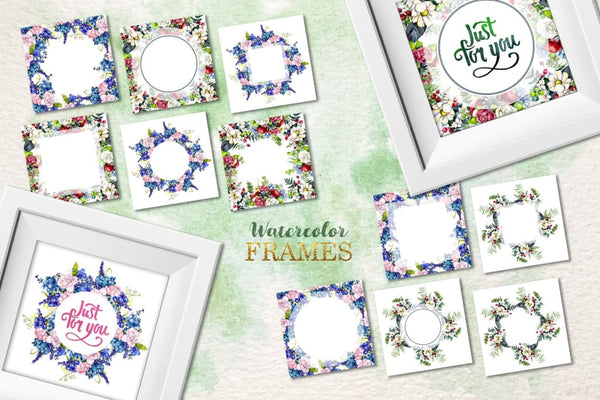 Gorgeous Flower Bouquets Watercolor png Digital