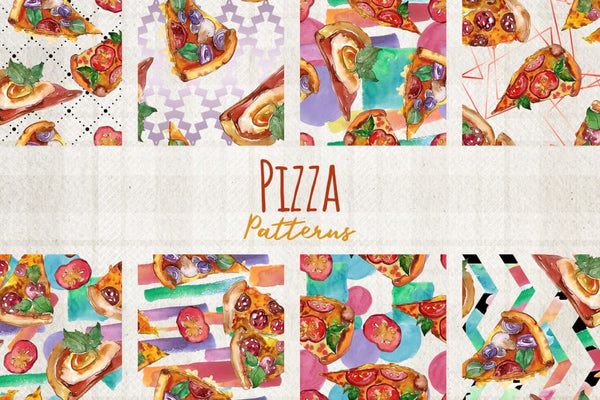 Hawaiian Pizza Watercolor png Digital