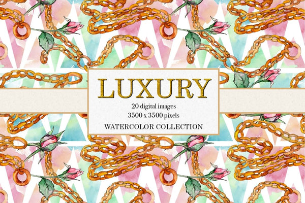 Luxury watercolor collection Digital
