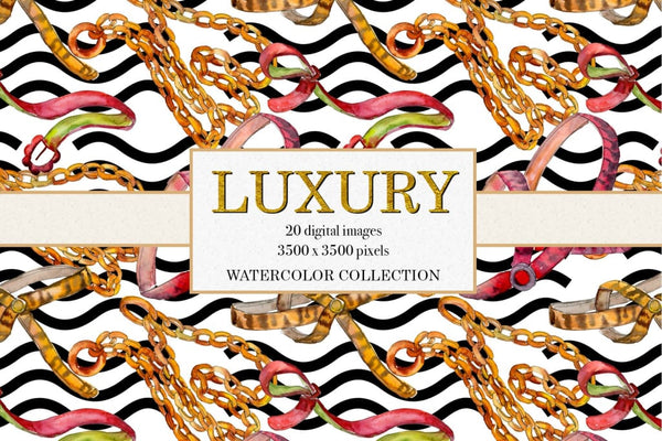 Luxury watercolor collection Digital