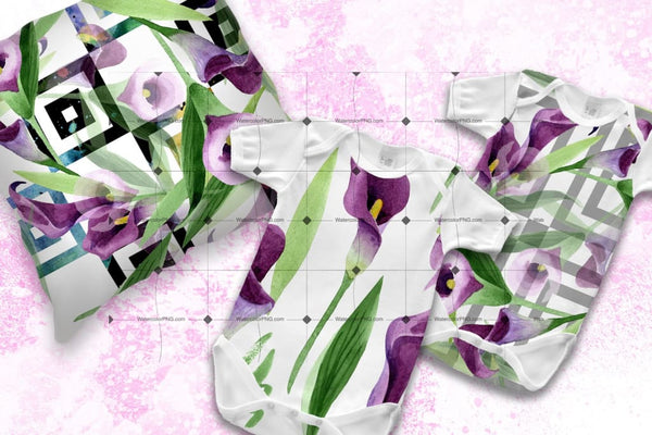 Mysterious And Elegant Purple Calla Digital