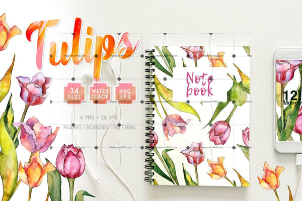 Netherlands Tulip Spring Digital