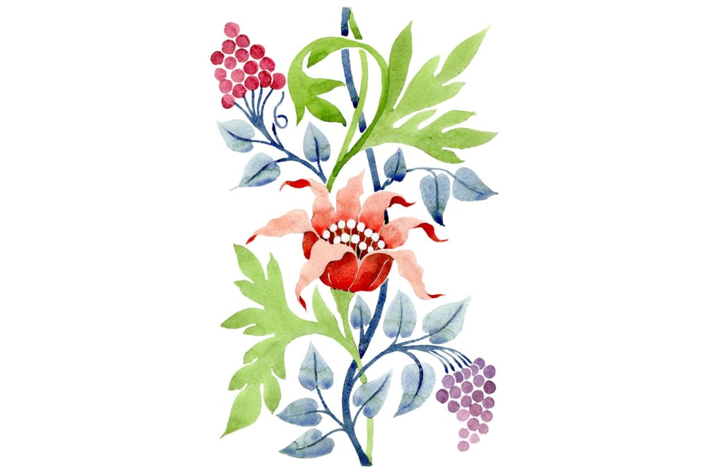 Ornament flower Aromas of nature watercolor png Flower