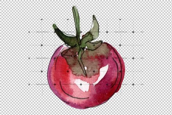 Pizza Vegetable Watercolor Png Flower
