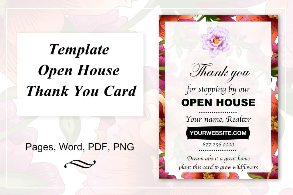 Real Estate Thank You Samples