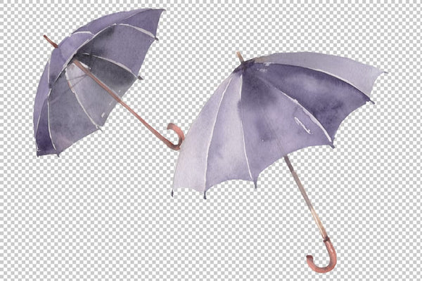 Umbrella Watercolor png Flower