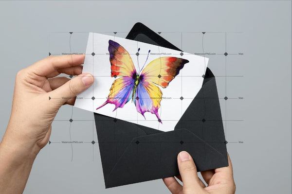Watercolor Butterflies Eps And Png Digital